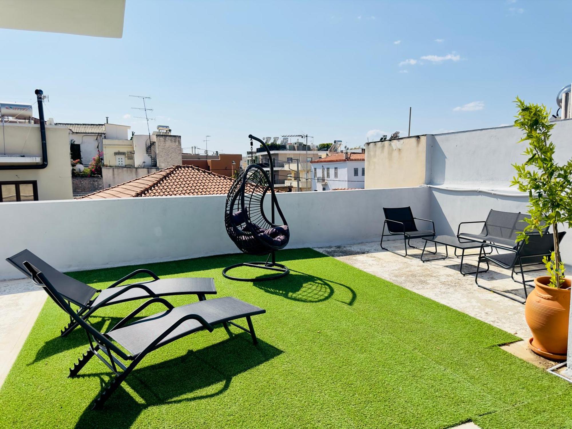 Yuna Penthouse, 100Sqm Private Rooftop Terrasse, Acropolis By Foot Athènes Extérieur photo